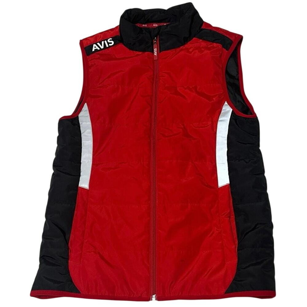 Puff vest Avis designed by Jeff Banks & produced by Lands End. Size Small
